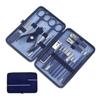 TONECY Nail Clipper Set Household Blue Nail Scissors Tweezer Pedicure Kits Professional Nails Art Kit Manicure Tool Beauty Set (Color : 12Pcs) view 2