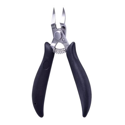 KANUZ Nail Clipper Toenail Cutters Anti-Splash Ingrown Paronychia Correction Pedicure Dead Skin Scissors Trimmer Care Manicure Tools (Color : Preto)