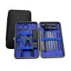 TONECY Nail Clippers Professional Pedicure Scissors Set Cuticle Eagle Hook Tweezers Manicure Nail Cutter Tool Set (Color : Blue 7pcs) view 4