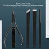 MAALYA Stainless Steel Manicure Set Pedicure kit Scissor Tweezer Ear Pick Utility Toe Nail Clipper Facial Care Tool (Color : 18 Pieces) view 3