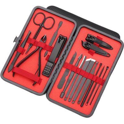 TONECY 7/10/12/16/18 Pcs/Set Goud Nagelknipper Set Professionele Rvs Beauty Manicure Tool Set Dode Huid Gesneden Pedicure Kit (Color : 8)