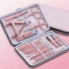 TONECY 7/10/12/16/18 Pcs/Set Goud Nagelknipper Set Professionele Rvs Beauty Manicure Tool Set Dode Huid Gesneden Pedicure Kit (Color : 8) view 2