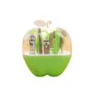GANYUU New 9pcs Apples Shape Stainless Steel Manicure Set Nail Scissors Cosmetic Makeup Tool for Travel Nail Care Product (Color : 8pcs Green) view 1