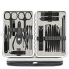 MAALYA Nail Clippers Tool Steel Professional Nail Cutter Pedicure Dead Skin Scissors Multifunction Nail Scissors Grooming Manicure Set (Color : 23pcs Gray) view 2