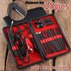 FULNES 18Pcs Manicure Set Pedicure Kit Professional Portable Nail Art Tools Set with Case Nail Clippers Men and Women Nail Care view 3