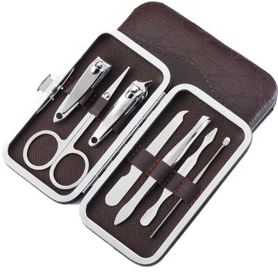 MAALYA 7/15/18pcs Professional Nail Clippers Manicure Nail Care Set Stainless Steel Pedicure Scissor Manicure Kit Nail Art Tools (Color : 7 pcs)