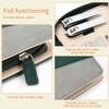 CYSUE Manicure Set Stainless Steel Nail Clippers Pedicure Pliers Nose Eyebrow Scissors Nail Cutter Personal Care Tool Travel Kit (Color : 12pcs Black) view 3