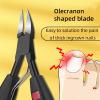 GANYUU Ingrown Nail Clippers Toenail Cutter Stainless Steel Pedicure Thick Toe Nail Correction Deep Into Nail Grooves Manicure Tools view 3