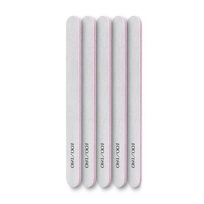 MAALYA Nail File Double Side Sanding Buffer Block Set Nail Sanding Blocks Grinding Polishing Sandpaper Nail Files for UV Gel Polish (Color : 5 pcs-A)