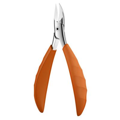 CYSUE New Paronychia Improved Stainless Steel Nail Clippers Trimmer Ingrown Pedicure Care Professional Toenail Cutter Nipper Tool (Color : Orange)