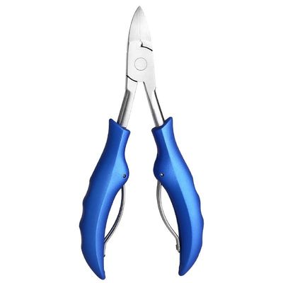 GANYUU Nail Clipper Toenail Cutters Anti-Splash Ingrown Paronychia Correction Pedicure Dead Skin Scissors Trimmer Care Manicure Tools (Color : New Blue ABS)