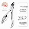 FULNES Upgrade Manicure Nail Clippers Set Professional Nail Scissors Pedicure Scissors Stainless Steel Household Portable Beauty Tool (Color : 9pcs-Black) view 3