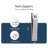 FULNES Upgrade Manicure Nail Clippers Set Professional Nail Scissors Pedicure Scissors Stainless Steel Household Portable Beauty Tool (Color : 9pcs-Black) view 4