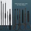 MAALYA Stainless Steel Manicure Set Pedicure kit Scissor Tweezer Ear Pick Utility Toe Nail Clipper Facial Care Tool (Color : 23 Pieces) view 4