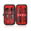 FULNES 4-23PCS Professional Nail Clipper Pedicure Manicure Set Stainless Steel Cuticle Scissor Pusher Tweezer Nail File Nail Cutter Set (Color : 8PCS RED) view 1