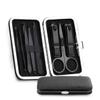 CYSUE 18 in 1 Manicure Set Stainless Steel Nail Clippers Pedicure Kit Portable Travel Household Nail Scissor Kit Nail Cutter Tool Set (Color : 8pcs Black) view 1