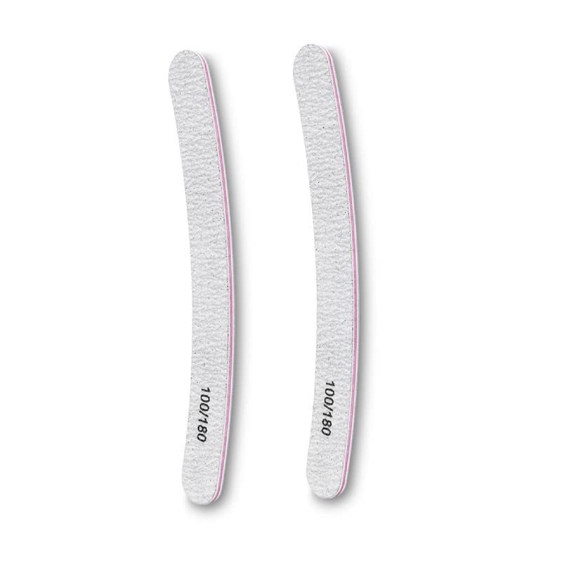 MAALYA Nail File Double Side Sanding Buffer Block Set Nail Sanding Blocks Grinding Polishing Sandpaper Nail Files for UV Gel Polish (Color : 2pcs-E)