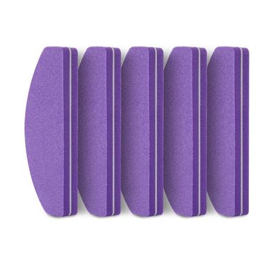 SDUTIO 5pcs Professional Nail File Color Sponge Sandpaper Nail File with Polishing and Polishing Buffer Manicure Sandpaper Tool Set (Color : 5pcs Purple)