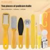 KAPPDE 10 in 1 Professional Pedicure Tools Foot Rubbing Board Set Foot Grinding Dead Skin Pedicure Exfoliating Tool for Foot Skin Care view 2