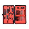 MAALYA Stainless Steel Nail Clipper Cutter Trimmer Scissor Tweezers Knife Ear Pick Grooming Kit Manicure Pedicure Toe Tools (Color : 15pcs Yellow) view 2