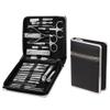 FULNES 11-26 Pcs Professional Nail Clippers Manicure Set Stainless Steel Nail Cutter Scissor Cuticle Nipper Nail Tools Set (Color : 11pcs Brown) view 2
