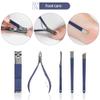 FULNES 4-15 Pcs Nail Scissors Nail Clippers Set Stainless Steel Pedicure Nail Cutter Set Portable Household Manicure Tool (Color : 4pcs) view 3
