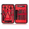 FULNES New Stainless Steel Nail Clippers Set Professional Nail Clippers 15-23 PCS Set Portable Acne Needle Nail Clippers Tool Set (Color : 18 pcs) view 1