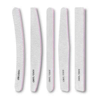 SDUTIO 5pcs Professional Nail File Color Sponge Sandpaper Nail File with Polishing and Polishing Buffer Manicure Sandpaper Tool Set (Color : 5pcs Mix)