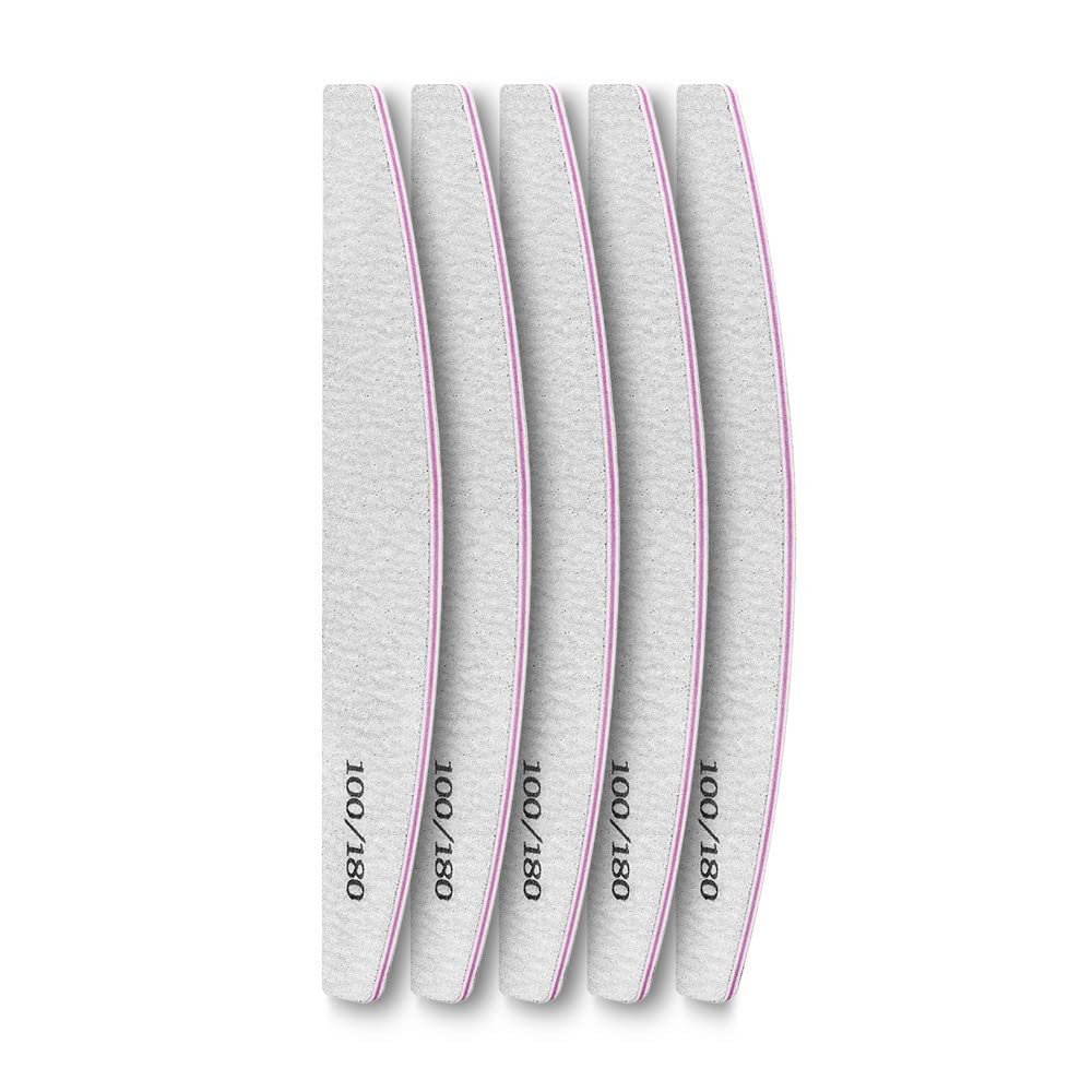 SDUTIO 5pcs Professional Nail File Color Sponge Sandpaper Nail File with Polishing and Polishing Buffer Manicure Sandpaper Tool Set (Color : 5pcs D)