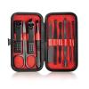 FULNES 4-23PCS Professional Nail Clipper Pedicure Manicure Set Stainless Steel Cuticle Scissor Pusher Tweezer Nail File Nail Cutter Set (Color : 10PCS RED) view 1