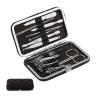 FULNES 12 in 1 Stainless Steel Pedicure Manicure Set Nail Clipper Scissors Tweezer Cutter Clip Nail Care Cuticle Grooming Kit Tools view 1
