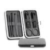 CYSUE 18 in 1 Manicure Set Stainless Steel Nail Clippers Pedicure Kit Portable Travel Household Nail Scissor Kit Nail Cutter Tool Set (Color : 8pcs Gary) view 1