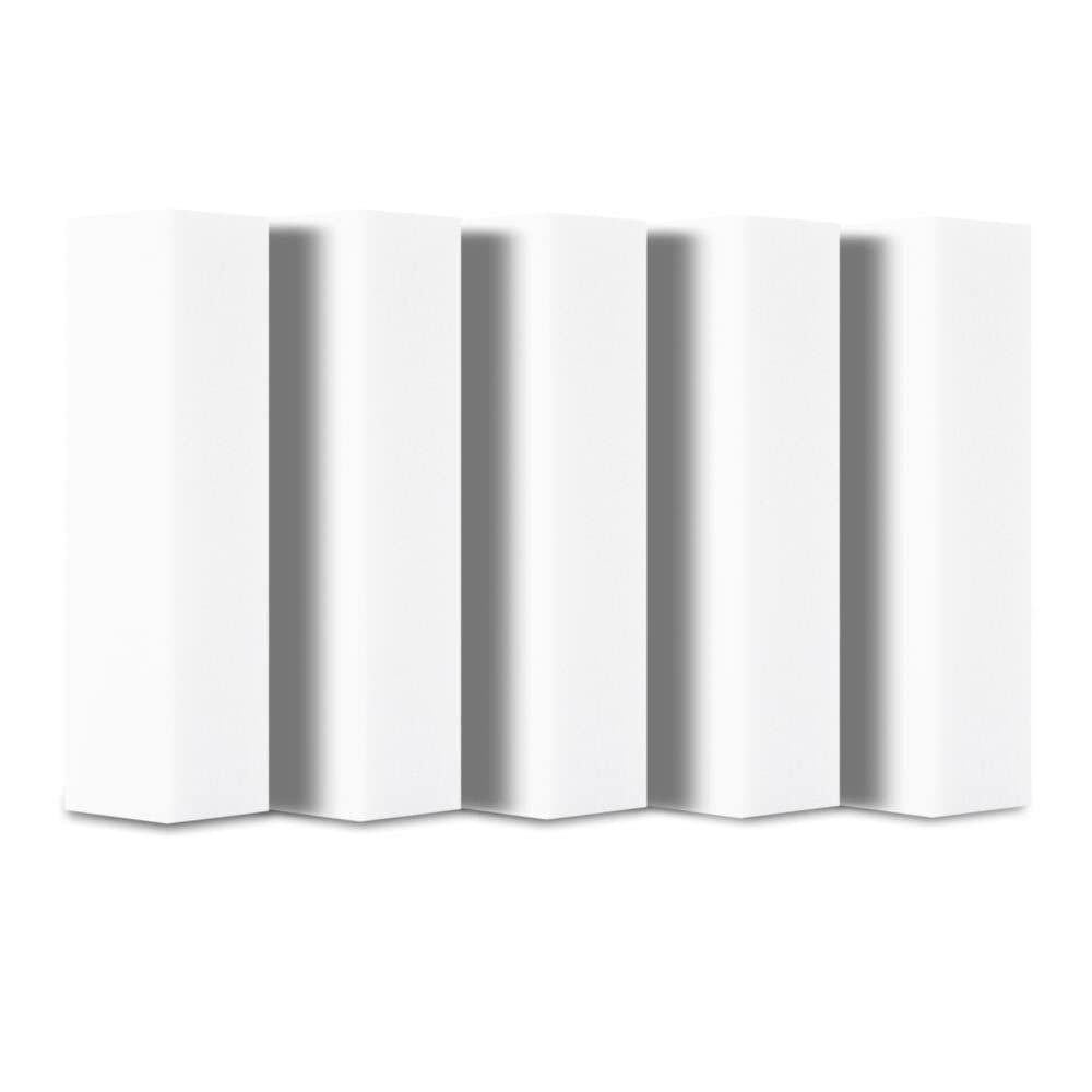 FULNES 5pcs Professional Nail File Color Sponge Sandpaper Nail File with Polishing and Polishing Buffer Manicure Sandpaper Tool Set (Color : 5pcs White A)