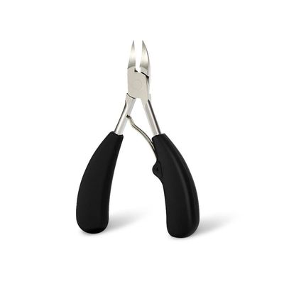 FULNES Stainless Steel Nail Clippers Paronychia Dead Skin Remover Trimming Nail Clipper Pedicure Tool Toenail Ingrown Nail Scissors (Color : Preto)