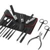 MAALYA 15 Pieces in Set Multifunction Nail Clippers Set Stainless Steel Black Pedicure Scissor Tweezer Manicure Set Kit Nail Art Tools view 2