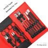 MAALYA 15 Pieces in Set Multifunction Nail Clippers Set Stainless Steel Black Pedicure Scissor Tweezer Manicure Set Kit Nail Art Tools view 3