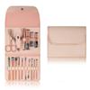 FULNES 4-16pcs Nail Cutter Set Stainless Steel Nail Clippers Set with Folding Bag Manicure Cutter Kits Scissors Makeup Beauty Tools (Color : Purple) view 1