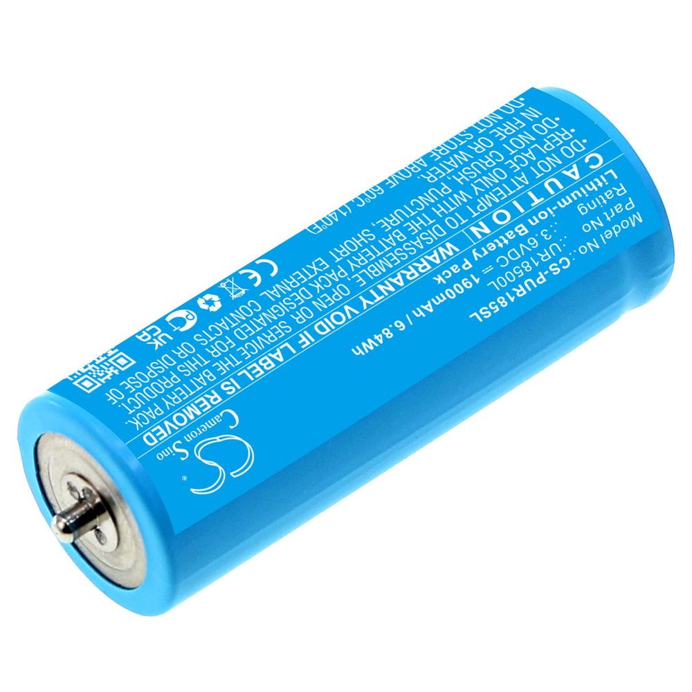 ELMEKO Replacement for Battery Compatible Braun 3018765, 6703925, 703-0925, 81377206, UR18500L, Braun 5375 Silk-epil, Epil 7, Legs, Legs & Body, Legs Body & Face, Limited Edition 2010 (1900mAh/3.6V)