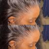 HD Invisible 360 Lace Frontal Wig Human Hair Pre Plucked Wig Brazilian Natural Sliky Straight 360 HD Transparent Lace Frontal Human Hair Wigs Bleached Knots with Baby Hair for Women 14 Inch Glueless view 4
