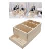 Esquirla Wooden Nail Drill Machine Bits Wooden Holder for Home Nail Practice Premium Durable DIY Display Box Container view 4