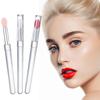 ELESDA Lip Brush, Silicone Lip Applicator Reusable 3PCS Lip Mask Applicator, Silicone Retractable Lip Gloss Balm Applicator Eyeshadow Lip Scrub Brush Applicators Disposable view 1