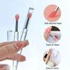 ELESDA Lip Brush, Silicone Lip Applicator Reusable 3PCS Lip Mask Applicator, Silicone Retractable Lip Gloss Balm Applicator Eyeshadow Lip Scrub Brush Applicators Disposable view 2