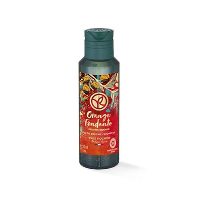 Yves Rocher Christmas Collection Melting Orange Shower Oil, 100 ml./3.3 fl.oz.