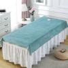 Massage Sheet Cover with Face Hole Massage Fitted Sheet Beauty Salon Spa Sheet Solid Color Massage Table Cover Sheet Spa Massage Treatment Table Bed Cover for Massage Bed-Q 80x200cm view 1