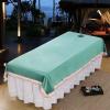 Plush Beauty Couch Cover for Massage Tables Bed Treatment Thick Beauty Salon Spa Sheet with Face Hole Massage Sheet Cover Salon Bed Sheet Cover SPA Massage Couch Cover Washable-I 120x200cm view 1