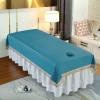 Cotton Fitted Massage Table Sheet with Face Hole SPA Massage Table Cover Salon Bed Sheet Massage Table Cover Sheet Solid Color Beauty Couch Cover for Massage Tables Bed Treatment-E 120x220cm view 1