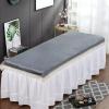 Thick Beauty Salon Massage Cover with Face Hole Beauty Massage SPA Couch Cover Solid Color Lace Side Beauty Couch Cover for Massage Tables Bed Treatment Massage Sheet Cover-F 80x200cm view 1