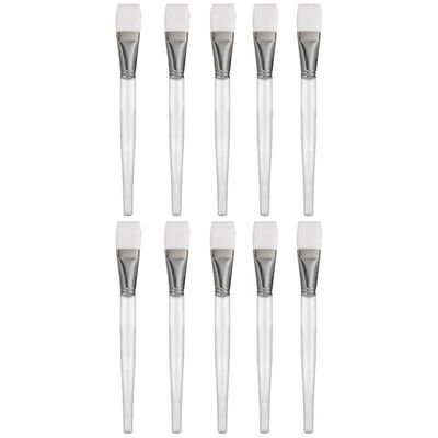 Beaupretty 10pcs Professional Face Mask Brush for Skincare Mud Mask Application Smooth Full Coverage