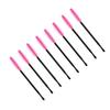 minkissy 50pcs Disposable Eyelash Brushes and Eyebrow Combs Portable Silicone Grafting Tool Set Rose Red for Professional and Personal Use view 1