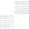 minkissy 60pcs Travel Toiletry Bottles Travel Containers Cream Jars Leakproof Skincare Jars for Face Eye Lip Balm Multipurpose Sub Case view 1